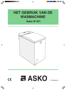 Handleiding Asko W421 Wasmachine