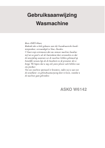 Handleiding Asko W6142 Wasmachine