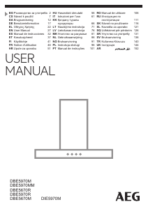 Manuale AEG DBE5670M Cappa da cucina