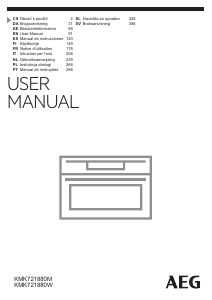 Manual AEG KMK721880M Oven