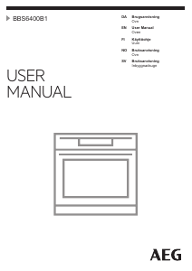 Manual AEG BBS6400B1 Oven