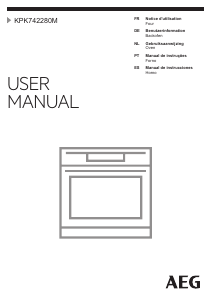 Manual de uso AEG KPK742280M Horno