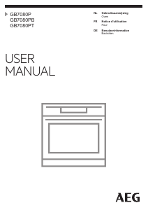 Bedienungsanleitung AEG GB7080P Backofen