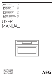 Manuale AEG KMK761080M Forno