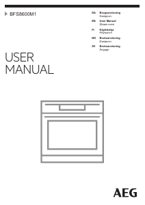 Manual AEG BFS8600M1 Oven