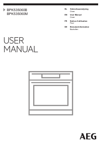 Manual AEG BPK535060B Oven