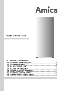 Bedienungsanleitung Amica EVKS 16162 Kühlschrank