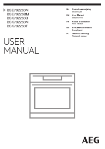 Manual AEG BSK792280T Oven