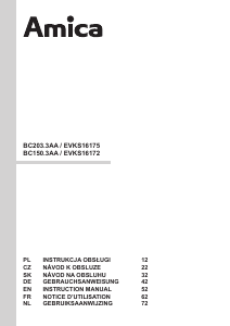 Instrukcja Amica EVKS 16172 Lodówka