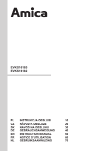 Instrukcja Amica EVKS 16182 Lodówka