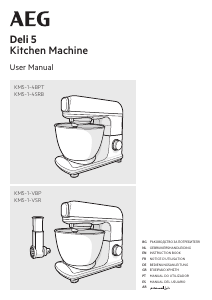 Mode d’emploi AEG KM5-1-4SRB Deli 5 Robot sur socle