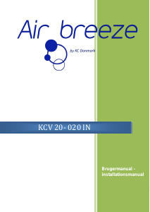 Brugsanvisning Air Breeze KCV 20-020 IN Varmepumpe