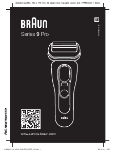 Mode d’emploi Braun 9447 Series 9 Pro Rasoir électrique