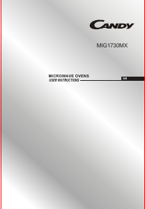 Handleiding Candy MIG1730MX Magnetron