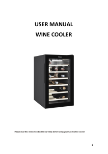 Manual Candy CWCEL 210/N Wine Cabinet