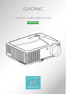 Manual de uso Gadnic PROJ0046 Proyector