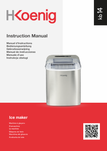 Manual de uso H.Koenig KB14 Máquina de hacer hielo