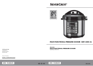 Handleiding SilverCrest IAN 316620 Snelkookpan