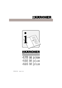 Käyttöohje Kärcher K 485 M Plus Painepesuri