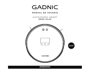 Manual de uso Gadnic ROB00103 Aspirador