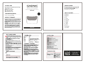 Manual de uso Gadnic MASAJ052 Masajeador
