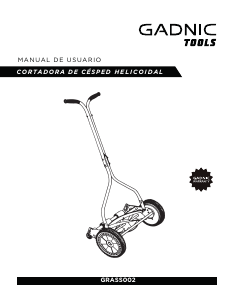 Manual de uso Gadnic GRASS002 Cortacésped