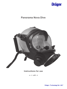 Manual Dräger Panorama Nova Dive Máscara de mergulho