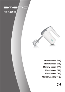 Handleiding Emerio HM-126681 Handmixer