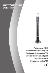 Instrukcja Emerio CAH-215067 Grzejnik tarasowy