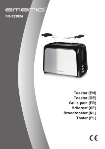Manual Emerio TO-123924 Toaster