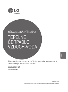 Manuál LG HM161MR Therma V Tepelné čerpadlo
