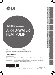 Handleiding LG HU141MA Therma V Warmtepomp