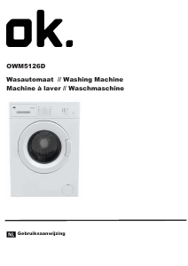 Handleiding OK OWM 5126 D Wasmachine