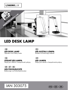 Handleiding LivarnoLux IAN 303075 Lamp