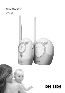 Manual Philips SCD463 Baby Monitor
