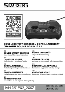 Mode d’emploi Parkside IAN 351902 Chargeur de batterie