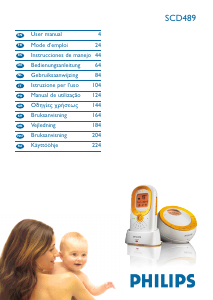 Bruksanvisning Philips SCD489 Babyvakt