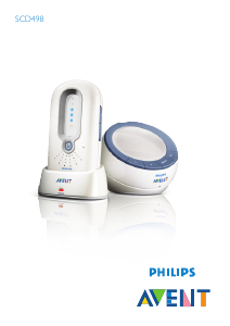 Bedienungsanleitung Philips SCD498 Avent Babyphone