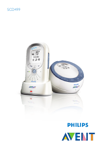 Kasutusjuhend Philips SCD499 Avent Beebimonitor