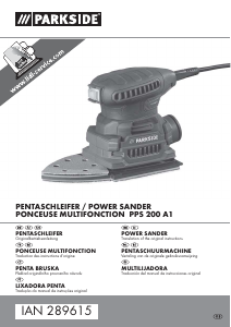 Manual Parkside IAN 289615 Delta Sander