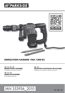 Manual Parkside IAN 353936 Demolition Hammer
