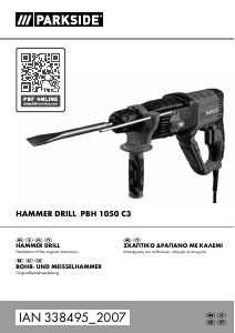 Manual Parkside IAN 338495 Demolition Hammer