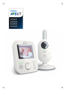 Наръчник Philips SCD620 Avent Бебефон