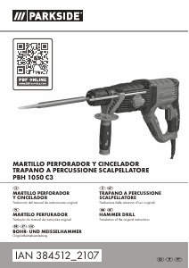 Manuale Parkside IAN 384512 Martello demolitore