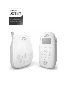 Manuale Philips SCD711 Avent Baby monitor