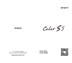Handleiding Zopo Color S5 Mobiele telefoon