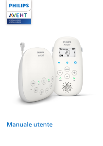 Manuale Philips SCD713 Avent Baby monitor