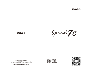 Manual de uso Zopo Speed 7C Teléfono móvil