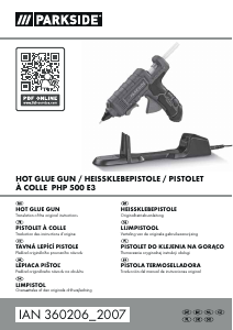 Manual de uso Parkside IAN 360206 Pistola para pegar