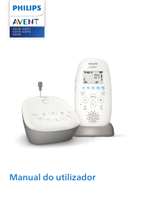 Manual Philips SCD733 Avent Monitor de bebê